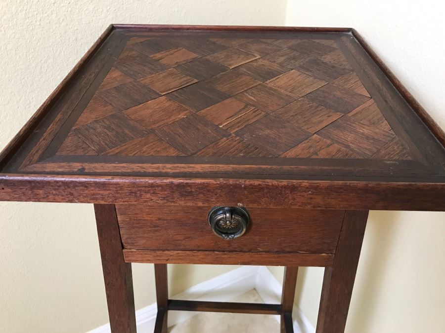 Antique Table With Drawer [Photo 9]