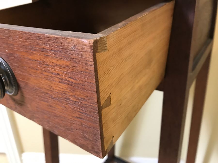 Antique Table With Drawer [Photo 12]