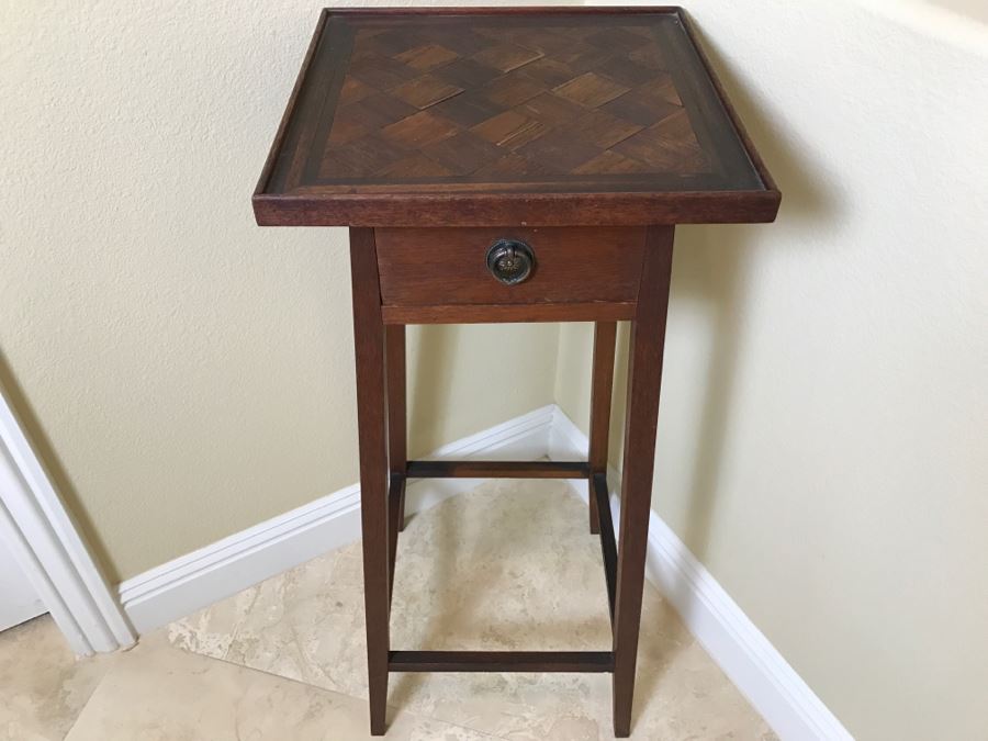 Antique Table With Drawer [Photo 2]