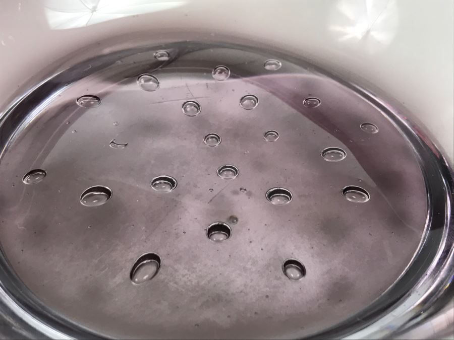 Pair Of Purple Swedish Glass Bowls [Photo 10]