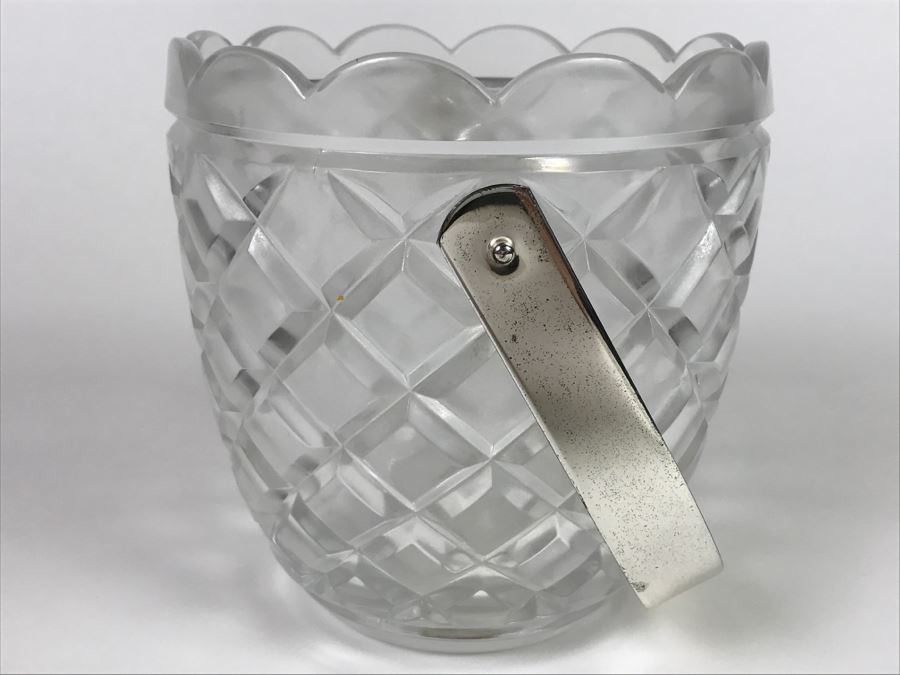 Vintage Glass Ice Bucket [Photo 2]