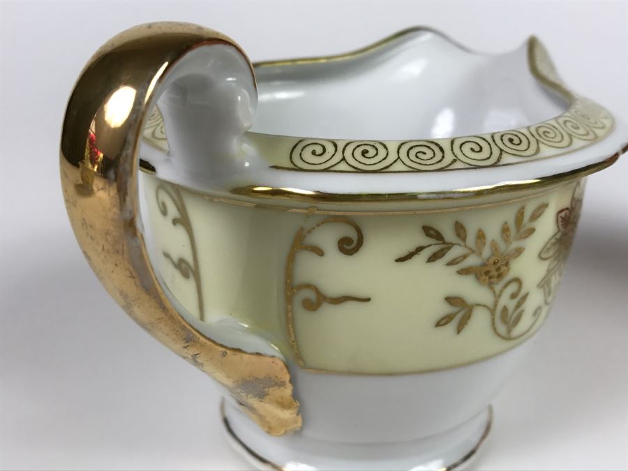 Hand Painted Japanese Creamer And Sugar TT China [Photo 10]