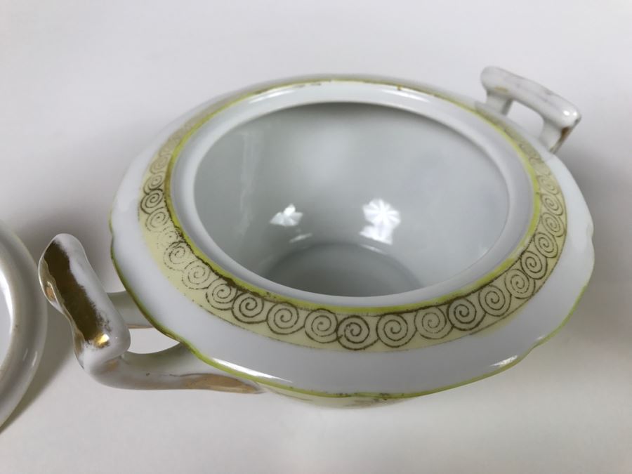 Hand Painted Japanese Creamer And Sugar TT China [Photo 5]
