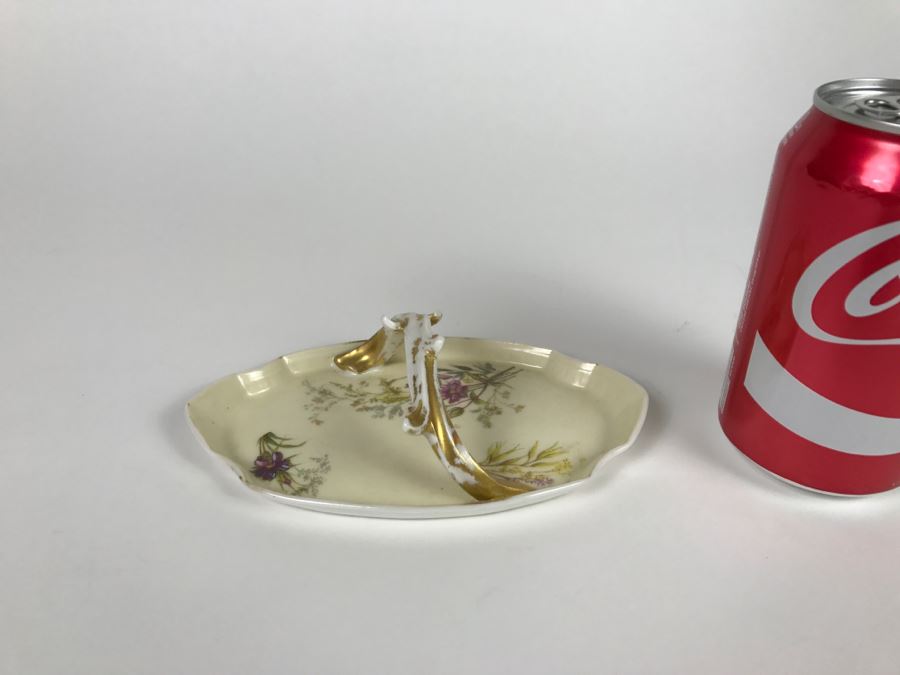 D & C France Handled Plate Remy Delinieres & Co Limoges
