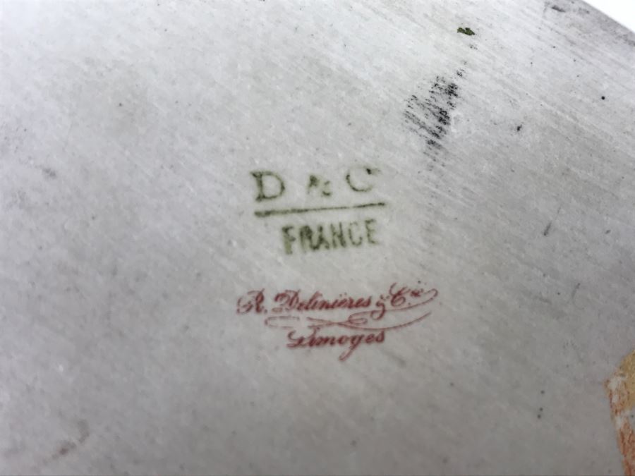 D & C France Handled Plate Remy Delinieres & Co Limoges [Photo 9]