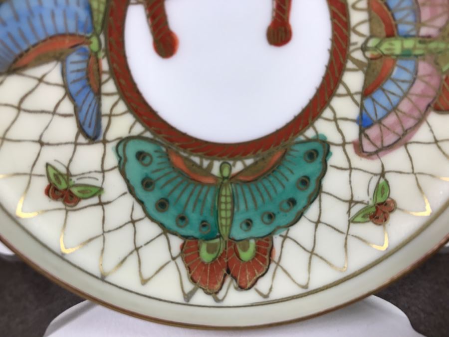 Japanese Hand Painted Porcelain Dish [Photo 5]