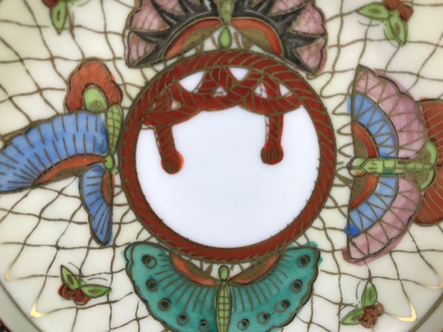 Japanese Hand Painted Porcelain Dish [Photo 8]