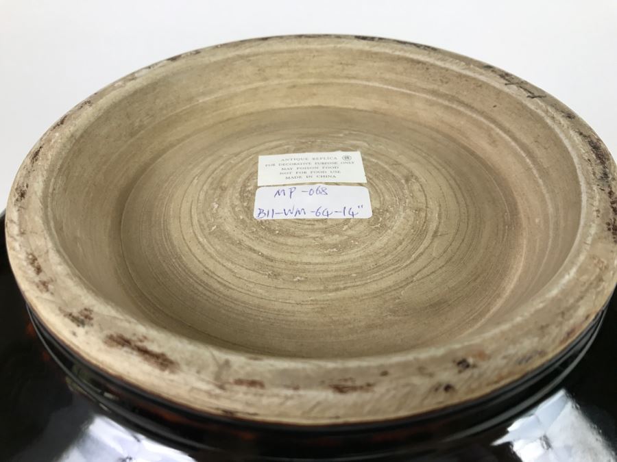 Large Chinese Antique Replica Decorator Bowl [Photo 9]
