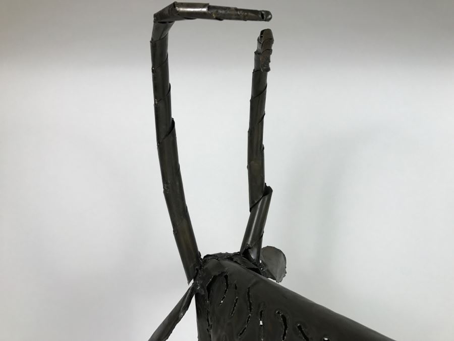 Large Metal Sculpture Of Sheep Goat Ram [Photo 11]