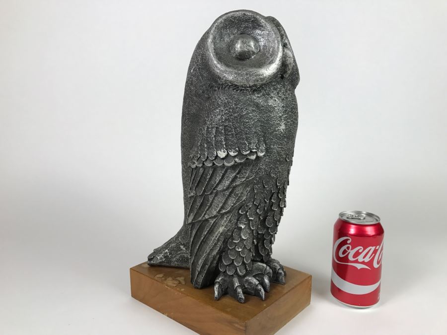 Mid Century Sculpture Owl By Paul Bellardo For Austin Productions 1971 [Photo 5]