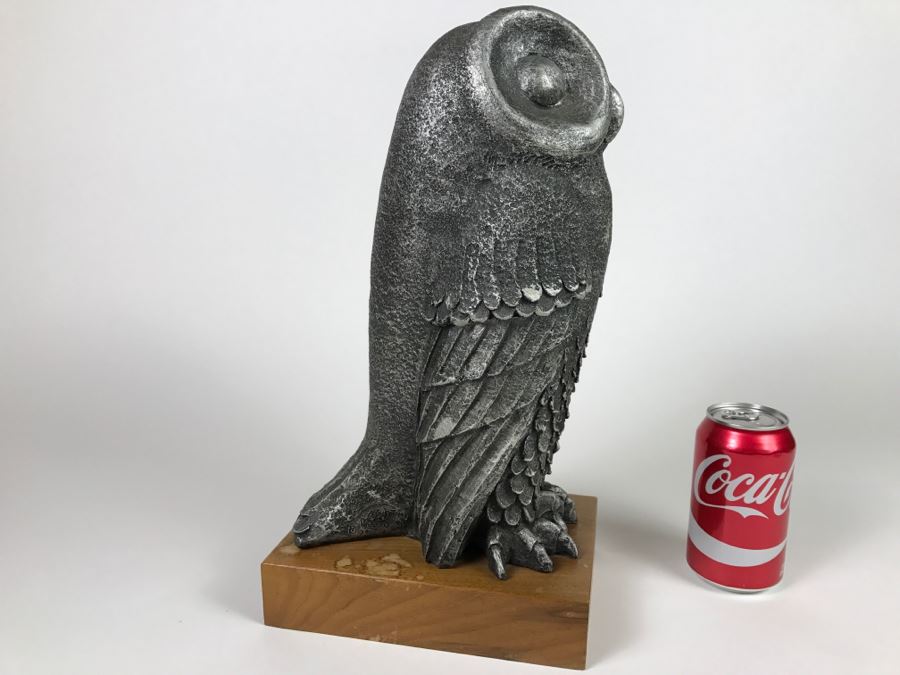 Mid Century Sculpture Owl By Paul Bellardo For Austin Productions 1971 [Photo 4]