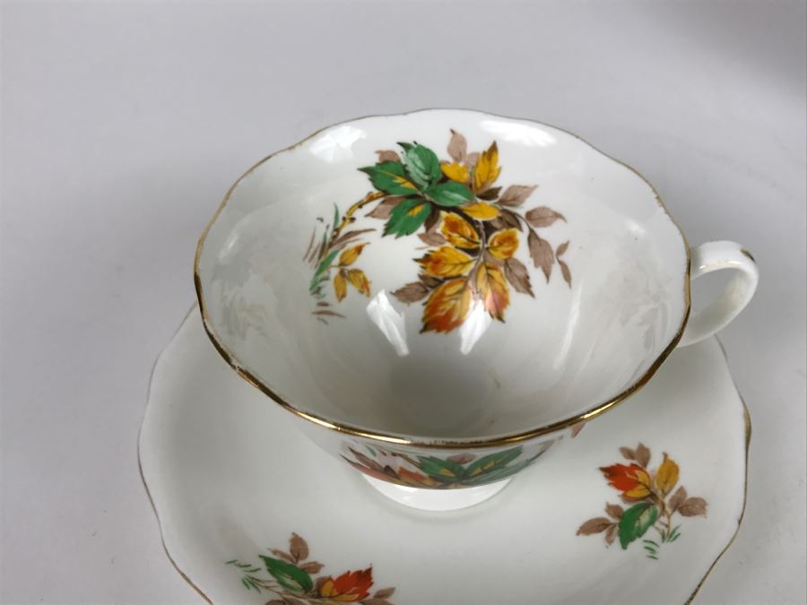 Set Of Cups And Saucers - J. Pouyat Limoges France And Radfords Bone China England [Photo 13]