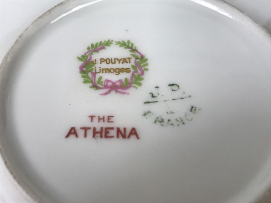 Set Of Cups And Saucers - J. Pouyat Limoges France And Radfords Bone China England [Photo 4]