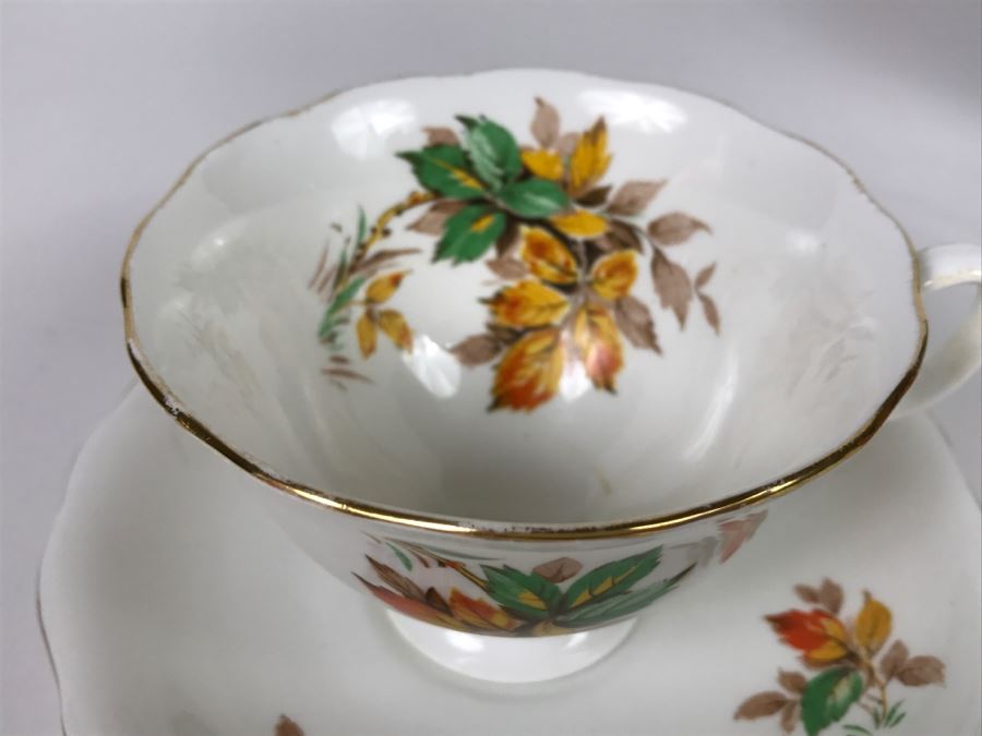 Set Of Cups And Saucers - J. Pouyat Limoges France And Radfords Bone China England [Photo 12]