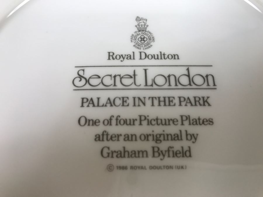 Set Of 4 Plates - B&G Denmark, Royalty China Made in England And Royal Doulton [Photo 11]