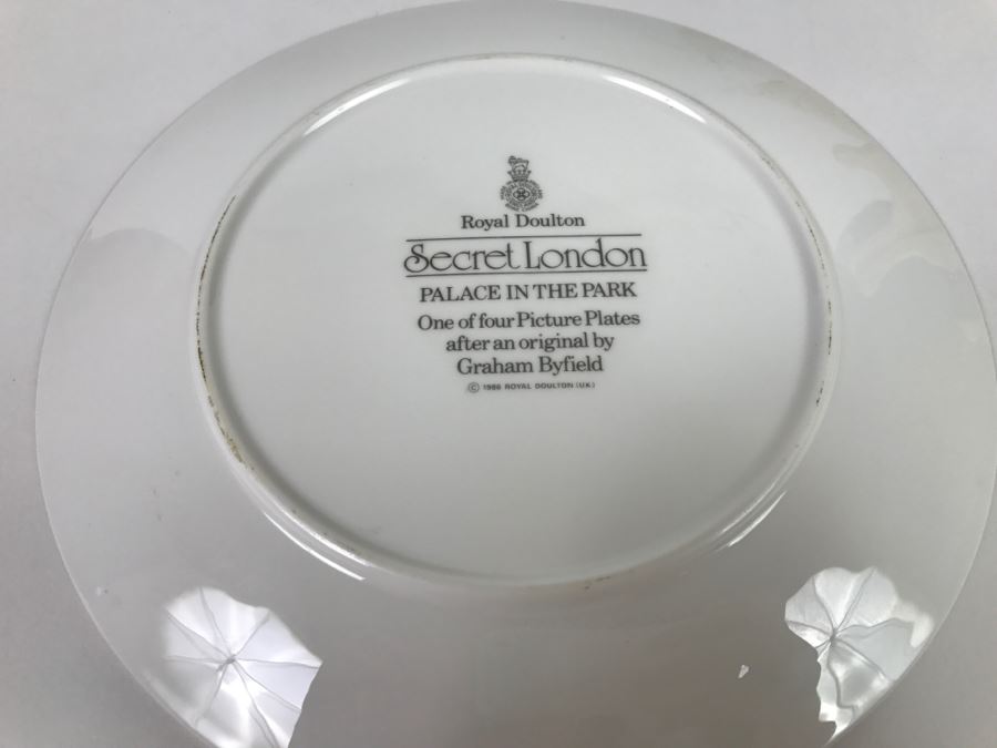 Set Of 4 Plates - B&G Denmark, Royalty China Made in England And Royal Doulton [Photo 10]