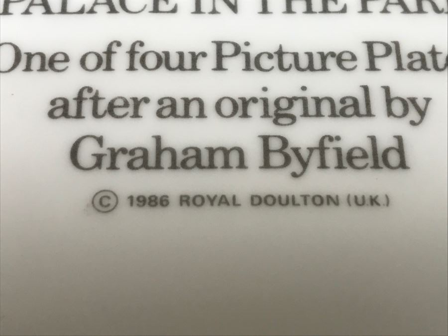 Set Of 4 Plates - B&G Denmark, Royalty China Made in England And Royal Doulton [Photo 13]