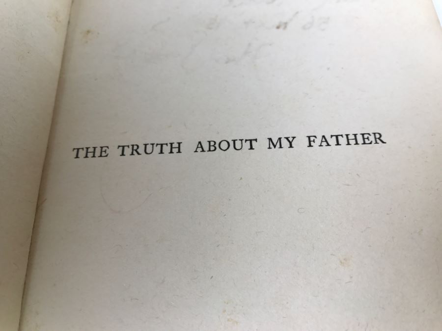 First Edition 1924 Signed Copy Of 'The Truth About My Father' By Count Leon L. Tolstoi [Photo 5]