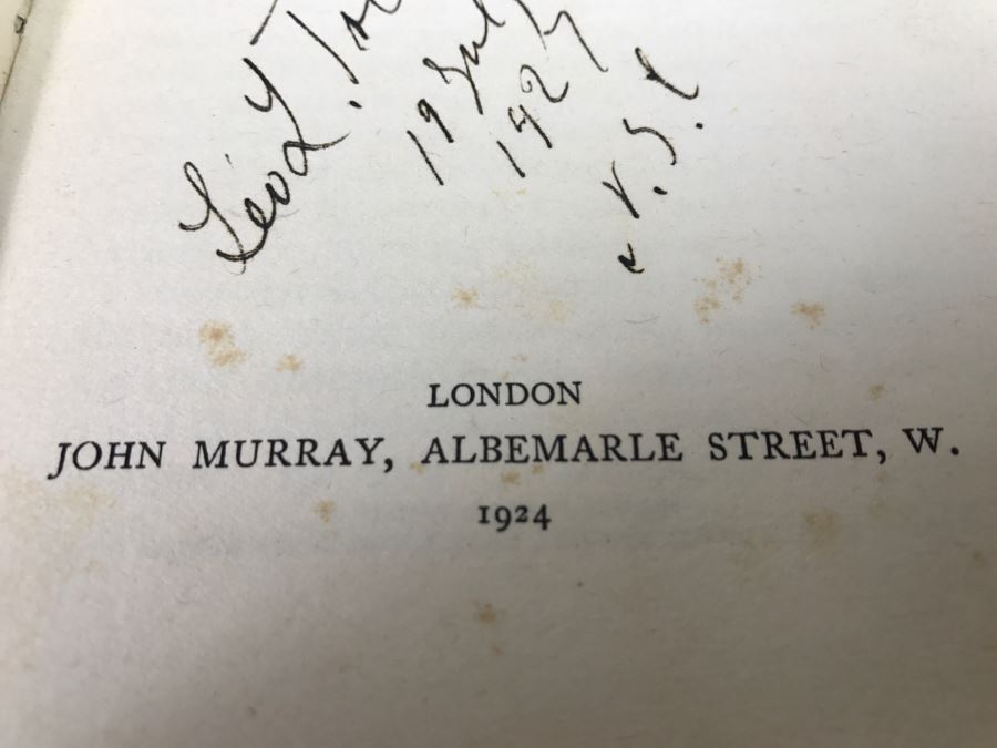 First Edition 1924 Signed Copy Of 'The Truth About My Father' By Count Leon L. Tolstoi [Photo 9]