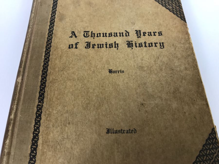 1917 'A Thousand Years Of Jewish History' Illustrated Book [Photo 2]