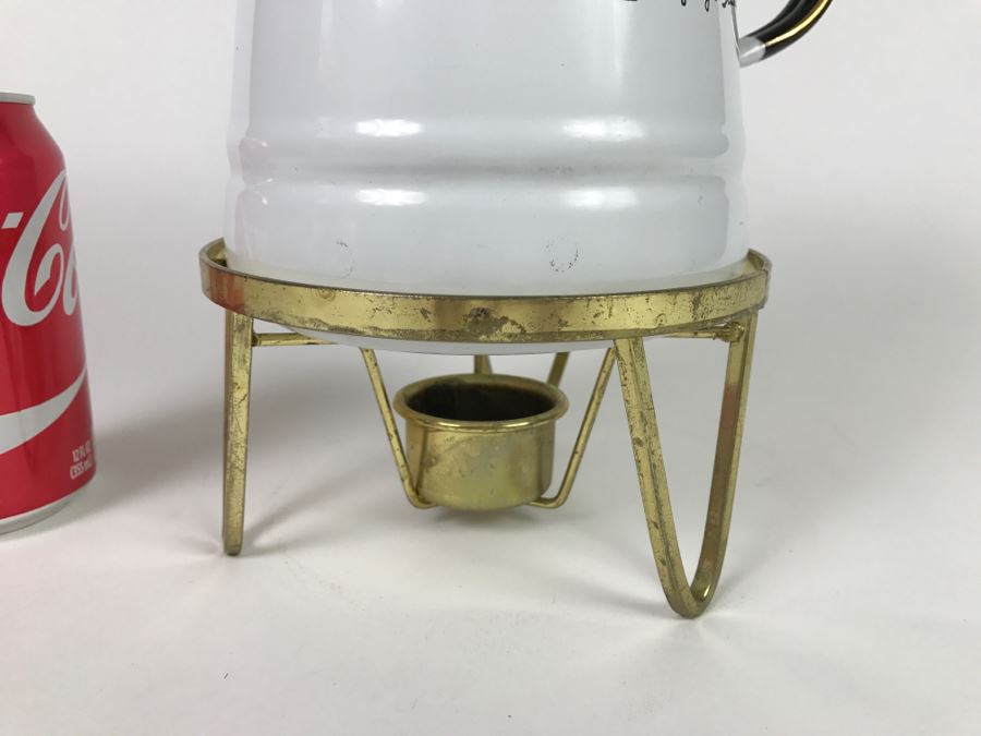 Mid Century Modern Georges Briard Enamel Coffee Pot [Photo 7]