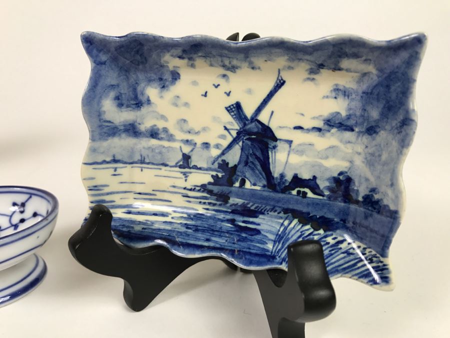 Various Blue & White Items Including Delft Blauw Holland [Photo 2]