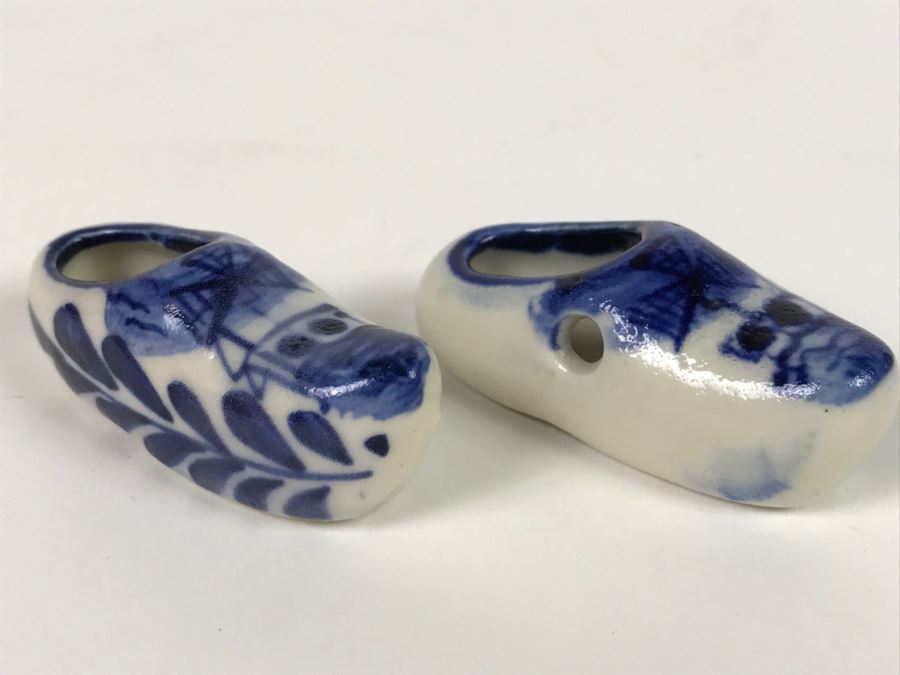 Various Blue & White Items Including Delft Blauw Holland [Photo 32]