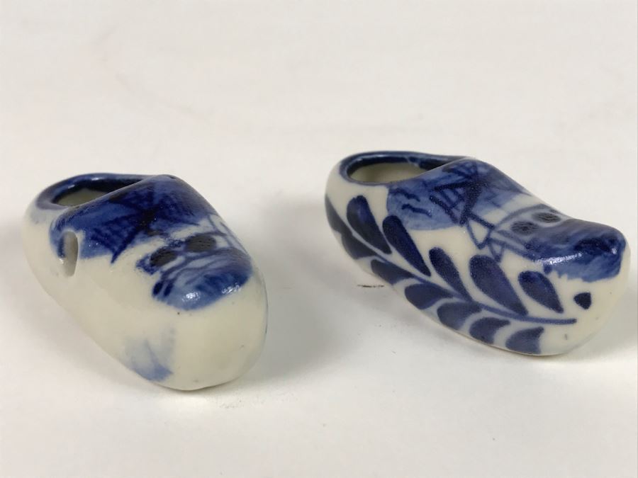 Various Blue & White Items Including Delft Blauw Holland [Photo 30]