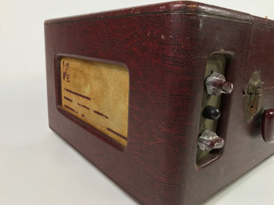 WORKING Vintage Webster Chicago Portable Tube Record Player Model 100-621 [Photo 5]