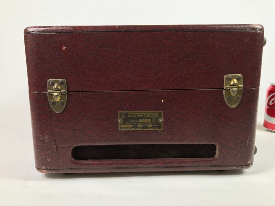 WORKING Vintage Webster Chicago Portable Tube Record Player Model 100-621 [Photo 13]