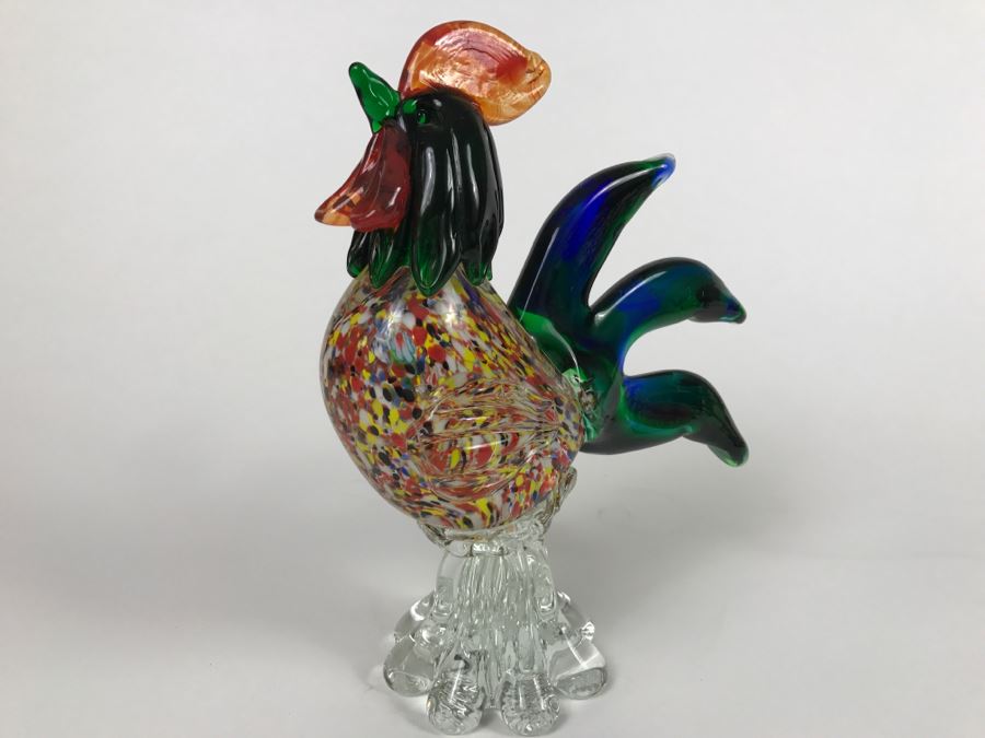 Hand Blown Rooster Art Glass [Photo 2]