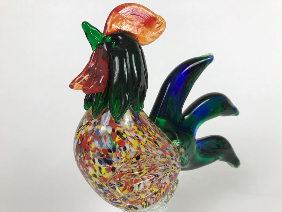 Hand Blown Rooster Art Glass [Photo 3]