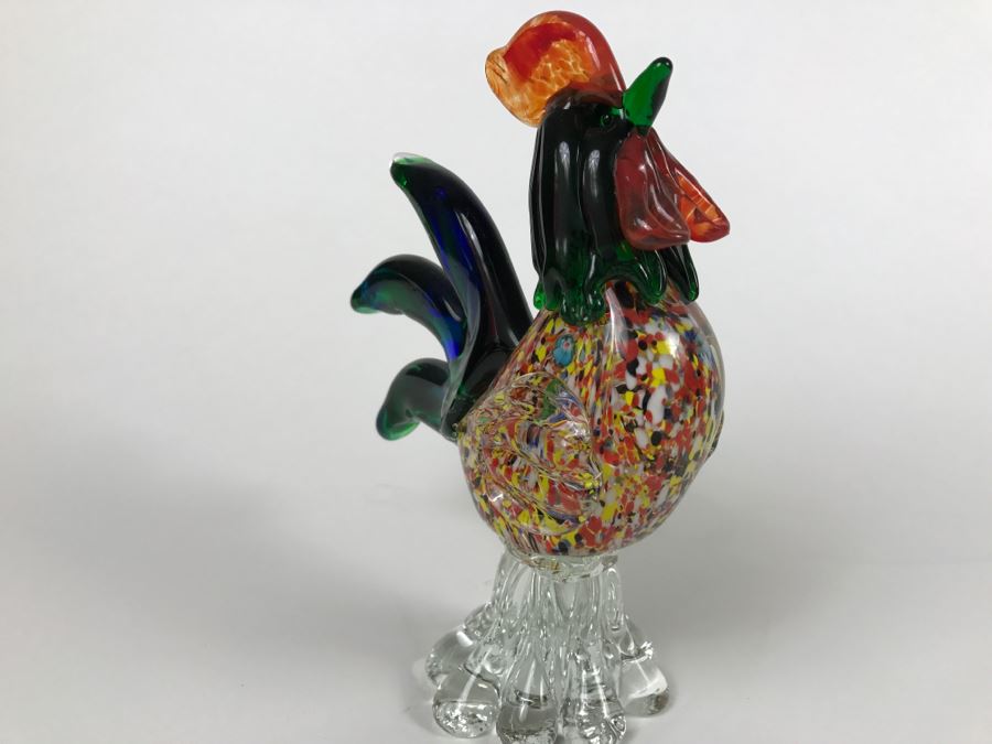 Hand Blown Rooster Art Glass [Photo 4]