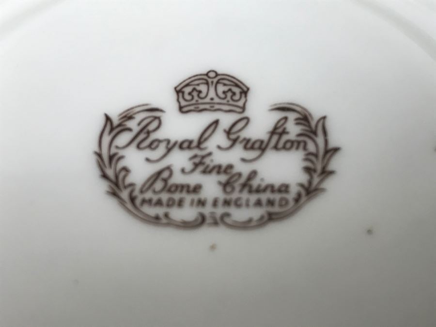 Cup And Saucer By Royal Grafton Fine Bone China Made In England [Photo 8]