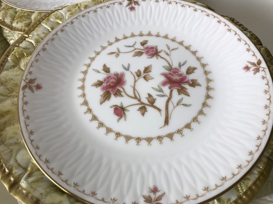 Large Set Of Fine China By SANGO Japan Strafito Connoisseur Montaigne [Photo 4]