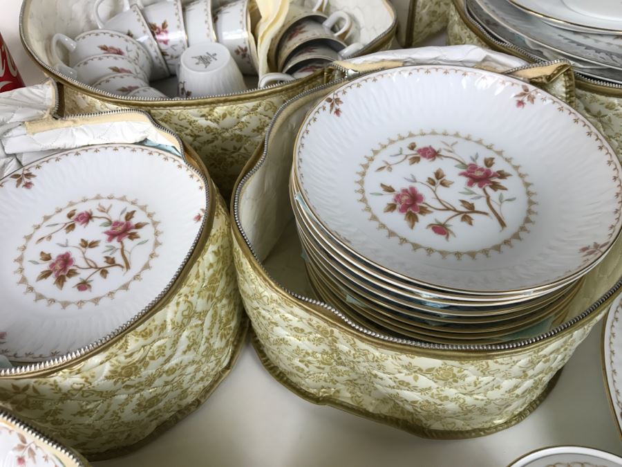 Large Set Of Fine China By SANGO Japan Strafito Connoisseur Montaigne [Photo 15]