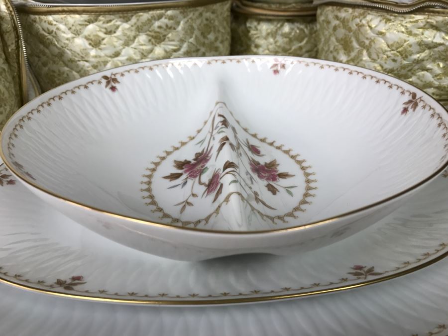 Large Set Of Fine China By SANGO Japan Strafito Connoisseur Montaigne [Photo 9]