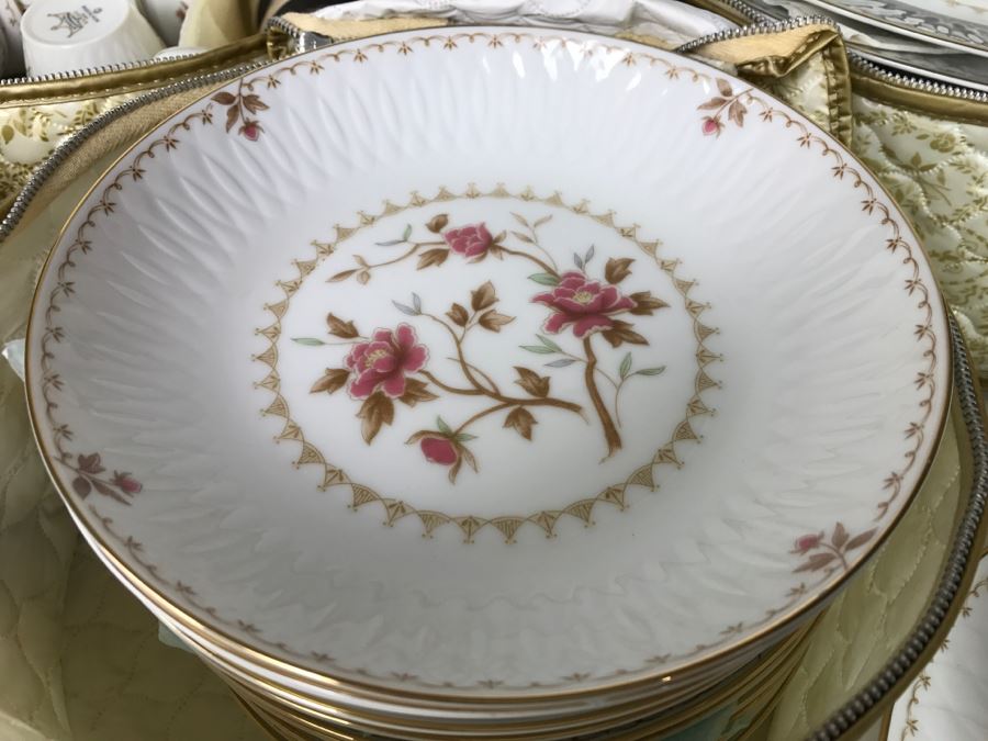 Large Set Of Fine China By SANGO Japan Strafito Connoisseur Montaigne [Photo 21]