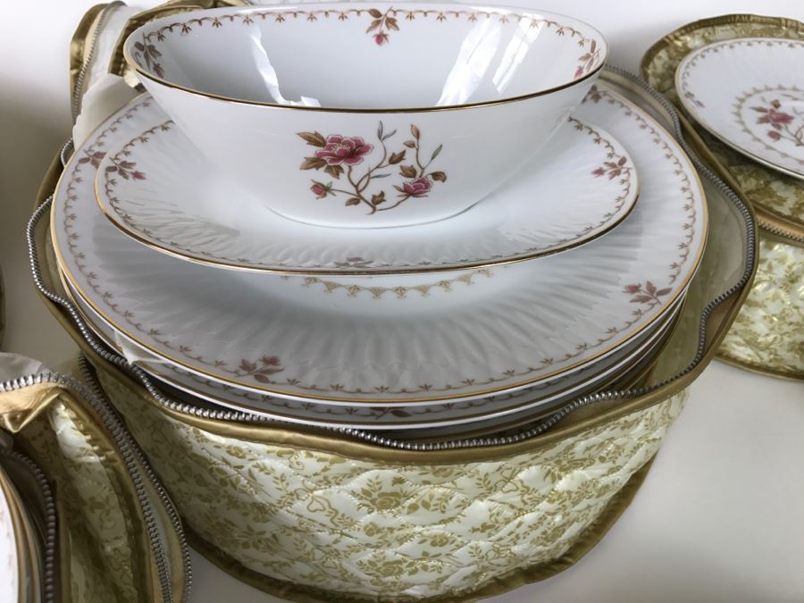 Large Set Of Fine China By SANGO Japan Strafito Connoisseur Montaigne [Photo 17]