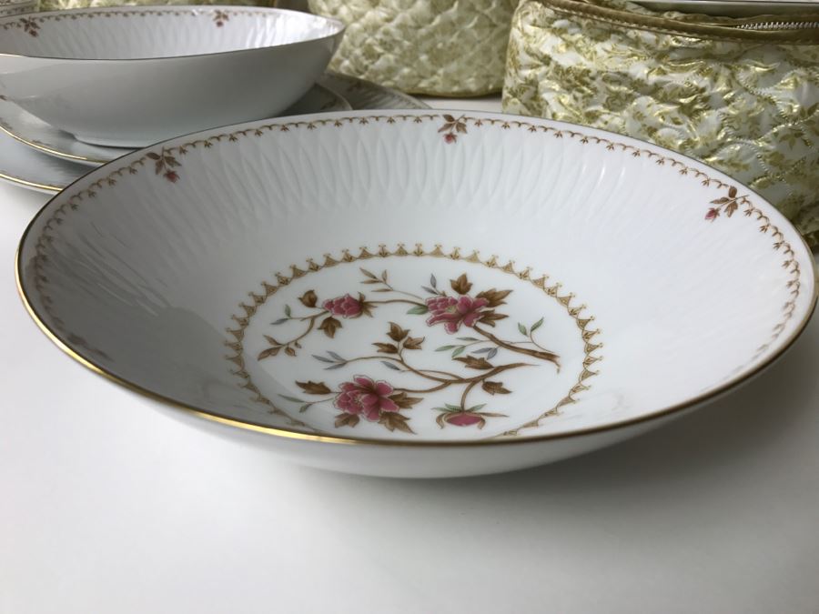 Large Set Of Fine China By SANGO Japan Strafito Connoisseur Montaigne [Photo 19]