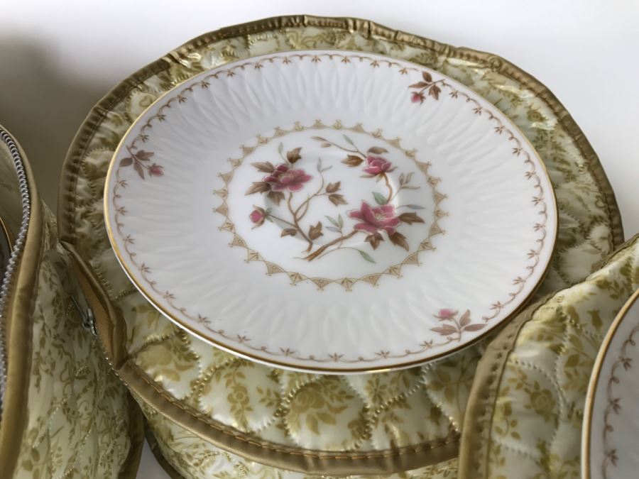 Large Set Of Fine China By SANGO Japan Strafito Connoisseur Montaigne [Photo 18]