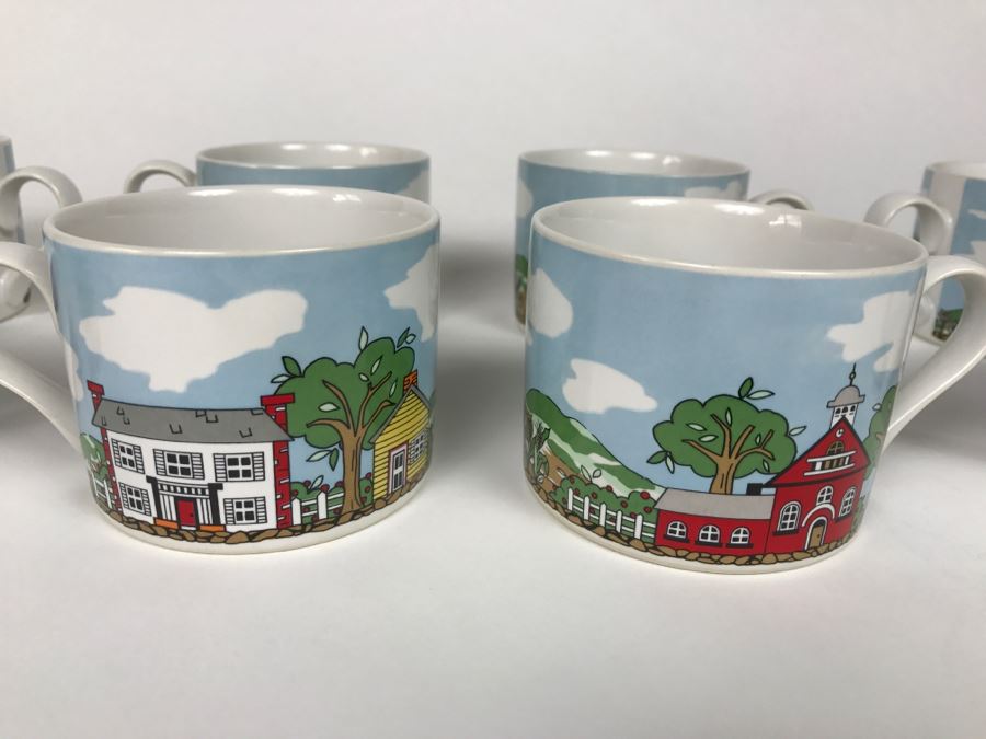 Set Of 8 Coffee Cups [Photo 3]