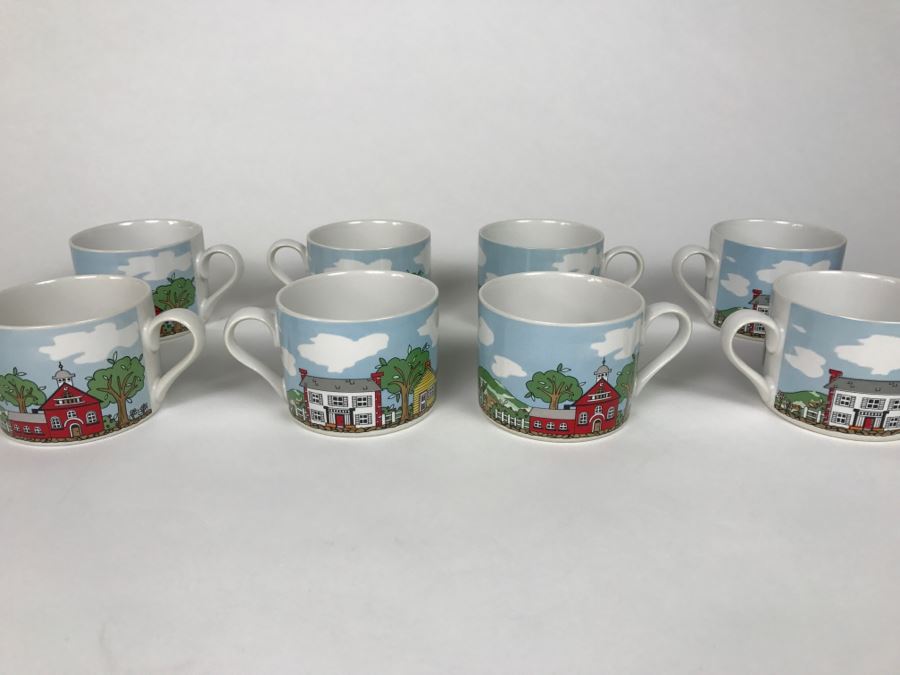 Set Of 8 Coffee Cups [Photo 2]