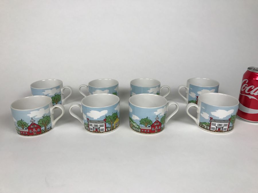 Set Of 8 Coffee Cups