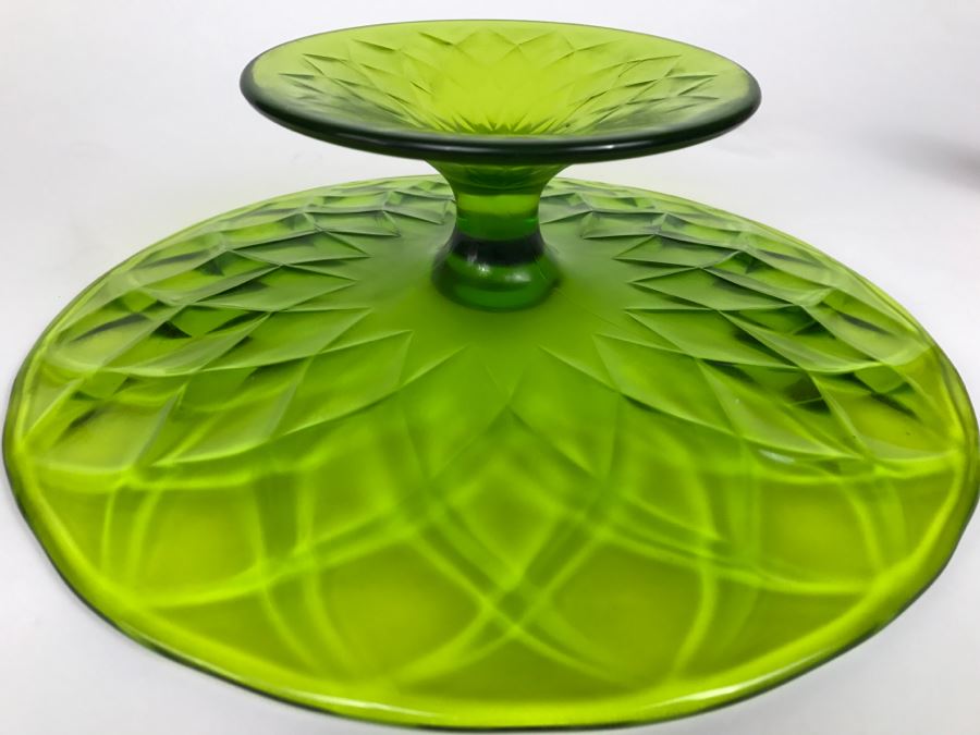 Vintage Green Cake Stand [Photo 2]