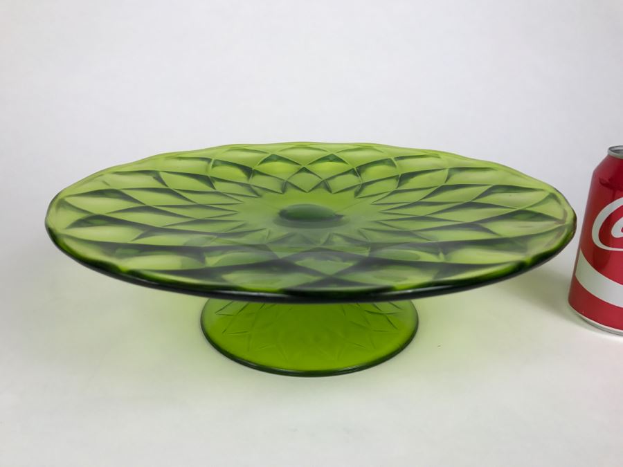 Vintage Green Cake Stand