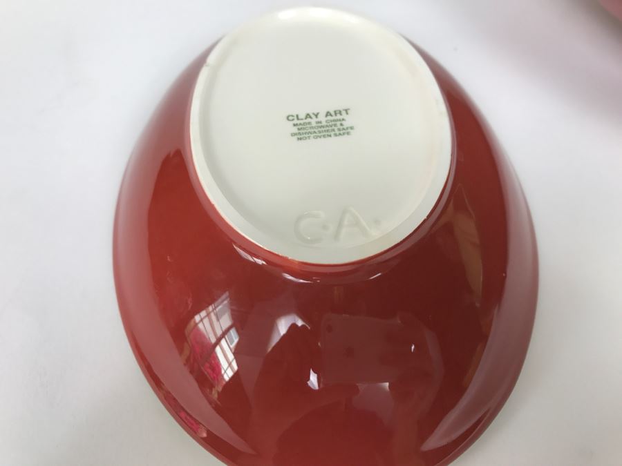 Large Blue Dibbern Plate Germany And Various Serving Bowls [Photo 9]