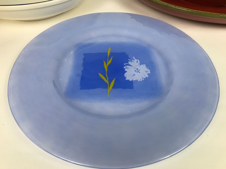 Large Blue Dibbern Plate Germany And Various Serving Bowls [Photo 2]