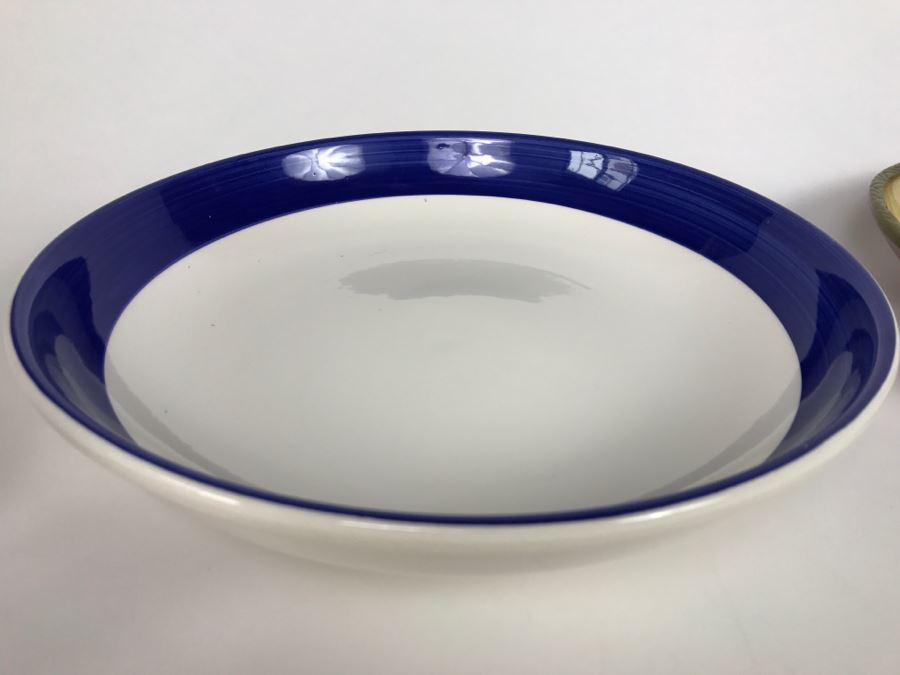 Large Blue Dibbern Plate Germany And Various Serving Bowls [Photo 6]