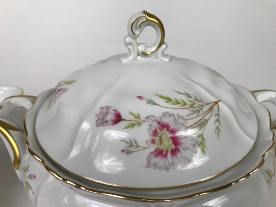 Vintage Soup Tureen And Bowl - Edelstein Bavaria Maria-Theresia Made In Germany [Photo 4]